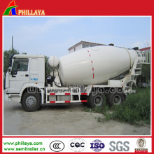 12 Cbm-Tanker-halb Anhänger-Zementmischer-LKW